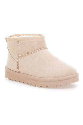 Pittarello Love PK1699C beige Slipper-Stiefeletten mit Fellfutter