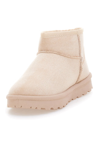 Pittarello Love PK1699C beige Slipper-Stiefeletten mit Fellfutter