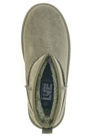 Pittarello Love PK1497E grüne Pelzstiefeletten mit warmem Futter