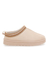Beige Slipper mit verziertem Profil und Fellinnenseite Pittarello Love PK1859D