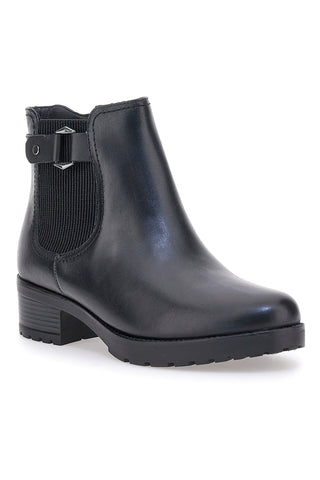 tronchetto alto nero con plateau e tacco largo applicazione zip donna tronchetti Malu Shoes tronchetto alto nero con plateau e tacco largo applicazione zip donna tronchetti Malu Shoes
