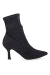 Le Havre Paris 9001 – Schwarze Sockenstiefeletten mit Stilettoabsatz