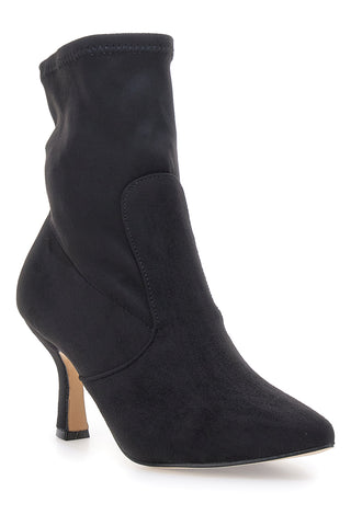 Le Havre Paris 9001 – Schwarze Sockenstiefeletten mit Stilettoabsatz