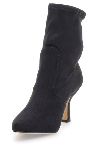 Le Havre Paris 9001 – Schwarze Sockenstiefeletten mit Stilettoabsatz