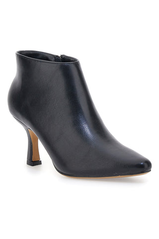 Le Havre Paris 7001 schwarze Stiefeletten mit dünnem Absatz