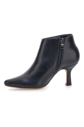 Le Havre Paris 7001 schwarze Stiefeletten mit dünnem Absatz