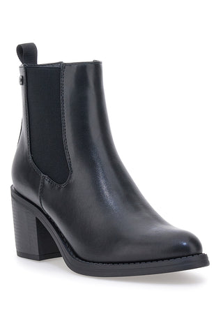 Pittarello Capsule BT24186001 Schwarze Chelsea-Stiefeletten mit Absatz