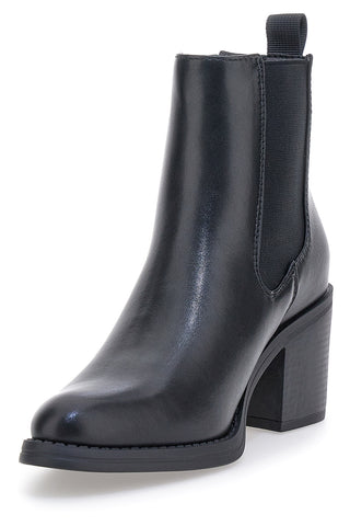 Pittarello Capsule BT24186001 Schwarze Chelsea-Stiefeletten mit Absatz