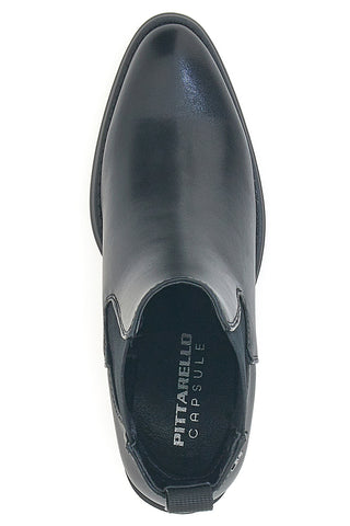 Pittarello Capsule BT24186001 Schwarze Chelsea-Stiefeletten mit Absatz