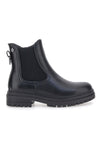 Schwarze Stiefeletten mit dekorativem Ring und Profilsohle Pittarello Kapsel BT23059066A