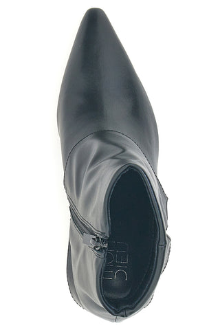 Mon Dieu B8830Q8820Q5 Schwarze Stiefeletten mit spitzer Zehenpartie und Spulenabsatz