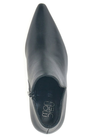Stivaletto nero a punta con tacco a rocchetto Mon Dieu B8830Q8820Q11