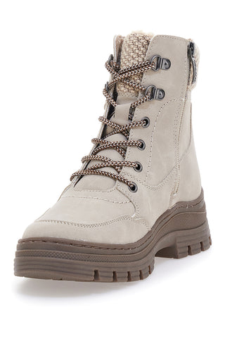 Beige Stiefeletten mit warmer Innenseite und gearbeitetem Kragen Relife 22808B13R