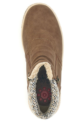 Stivaletti marroni con interno caldo e zip laterale Relife 22801B09R