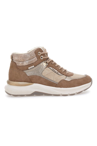 Sneakers alte beige con interno caldo e zip laterale Relife 25807B04R