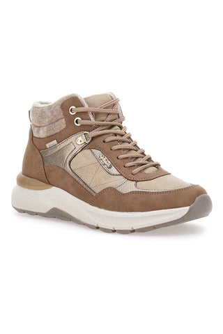 Sneakers alte beige con interno caldo e zip laterale Relife 25807B04R