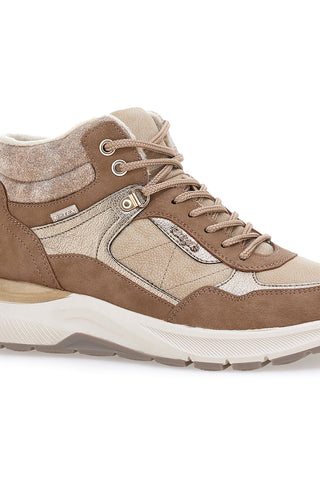 Sneakers alte beige con interno caldo e zip laterale Relife 25807B04R