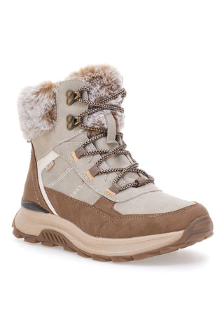 Beige Stiefeletten mit warmem Innenfutter und rutschfester Sohle Relife 24802B08R