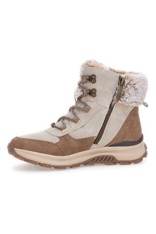Beige Stiefeletten mit warmem Innenfutter und rutschfester Sohle Relife 24802B08R