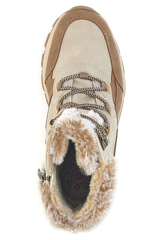Beige Stiefeletten mit warmem Innenfutter und rutschfester Sohle Relife 24802B08R