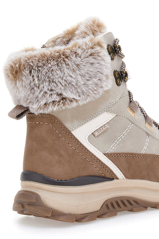 Beige Stiefeletten mit warmem Innenfutter und rutschfester Sohle Relife 24802B08R
