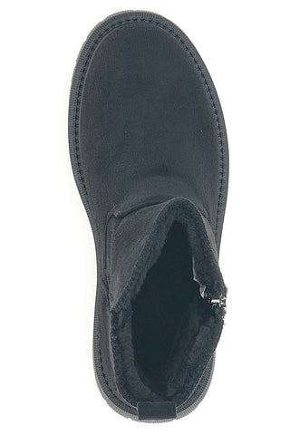 Stivaletti neri con zip laterale e interno con pelo Carrera CAW759102020