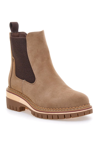 Altemberg 2 beige Chelsea-Stiefel mit Profilsohle
