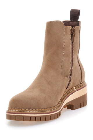 Altemberg 2 beige Chelsea-Stiefel mit Profilsohle