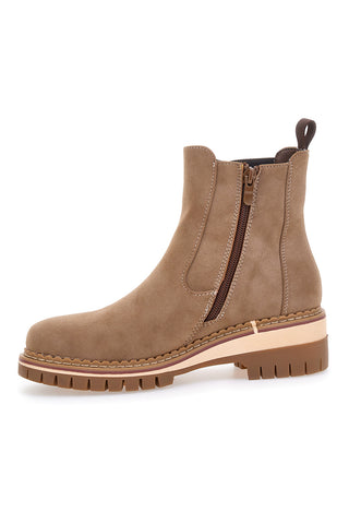 Altemberg 2 beige Chelsea-Stiefel mit Profilsohle