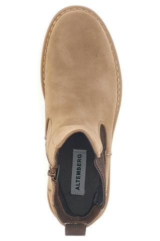 Altemberg 2 beige Chelsea-Stiefel mit Profilsohle