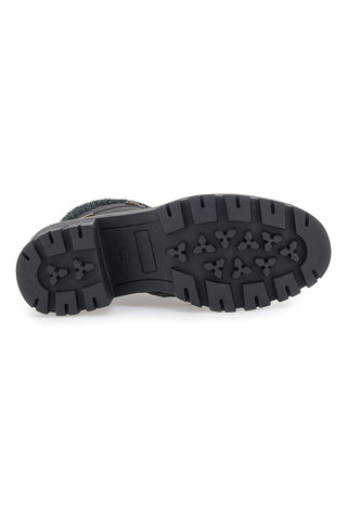 Altemberg 4 schwarze Stiefeletten mit Absatz und gepolstertem Schaft