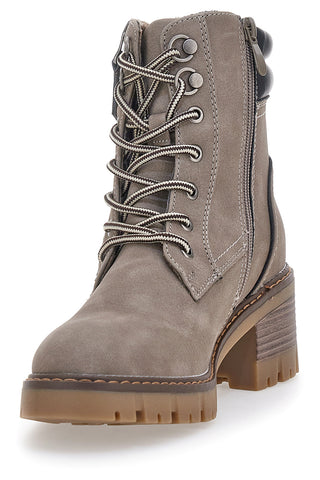Anfibi taupe con doppia zip e interno caldo Altemberg 7