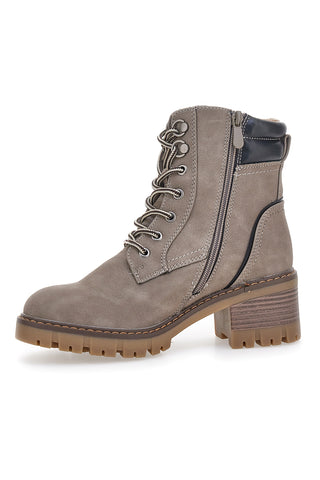 Anfibi taupe con doppia zip e interno caldo Altemberg 7