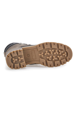 Anfibi taupe con doppia zip e interno caldo Altemberg 7