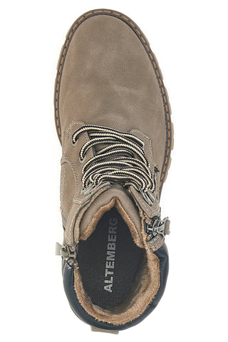 Anfibi taupe con doppia zip e interno caldo Altemberg 7