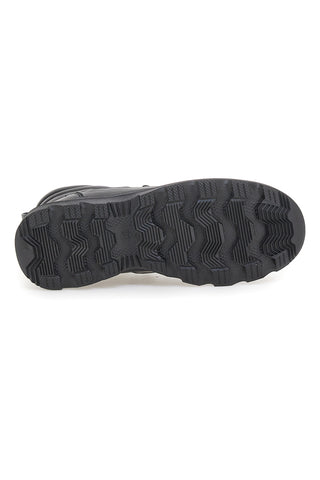 Scarponcini neri con zip laterale e suola carrarmato Altemberg 8