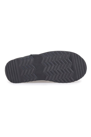 Pittarello Wow 3547 schwarze Stiefeletten im Slipper-Stil mit Fellfutter