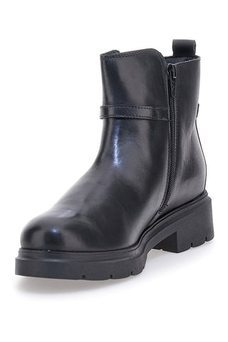 Schwarze Lederstiefeletten mit Pittarello Class 849240-Clip