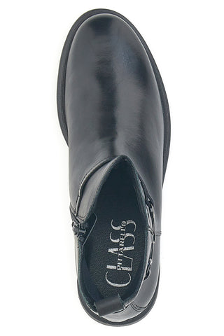 Schwarze Lederstiefeletten mit Pittarello Class 849240-Clip