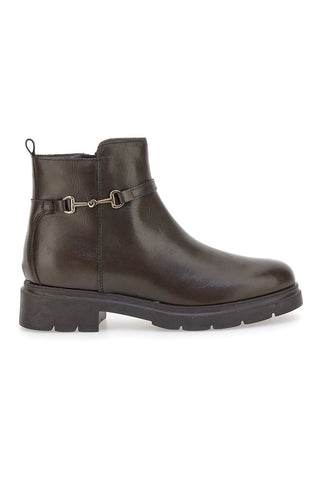 Braune Lederstiefeletten mit Pittarello Class 849240-Clip
