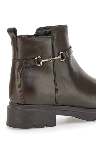 Braune Lederstiefeletten mit Pittarello Class 849240-Clip