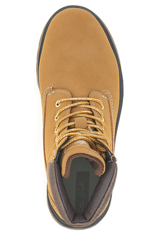 Ellie Nbk gepolsterte Leder-Ankle-Boots mit Profilsohle und Baumwollgürtel