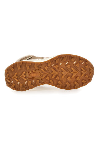 Scarpe alte beige imbottite suola spessa Cotton belt Corvara