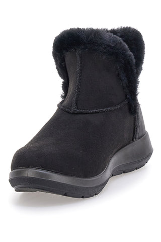 Stivaletti neri con interno in pelo e suola flessibile Inblu 71 WG