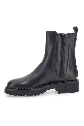 Stivaletti neri in vera pelle con suola carrarmato Pittarello glam 6436675