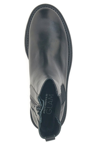 Stivaletti neri in vera pelle con suola carrarmato Pittarello glam 6436675