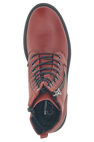 Pittarello Glam 4532385 Burgunder Stiefeletten mit seitlichem Reißverschluss