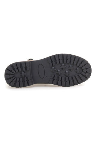 Prima Riga A04GAUDI Schwarze Stiefeletten mit seitlicher Schnalle