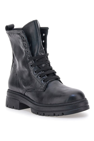 Anfibi neri con suola carrarmato Pittarello Focus 1000ZD