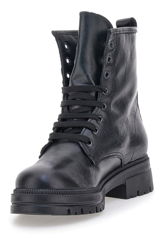 Anfibi neri con suola carrarmato Pittarello Focus 1000ZD